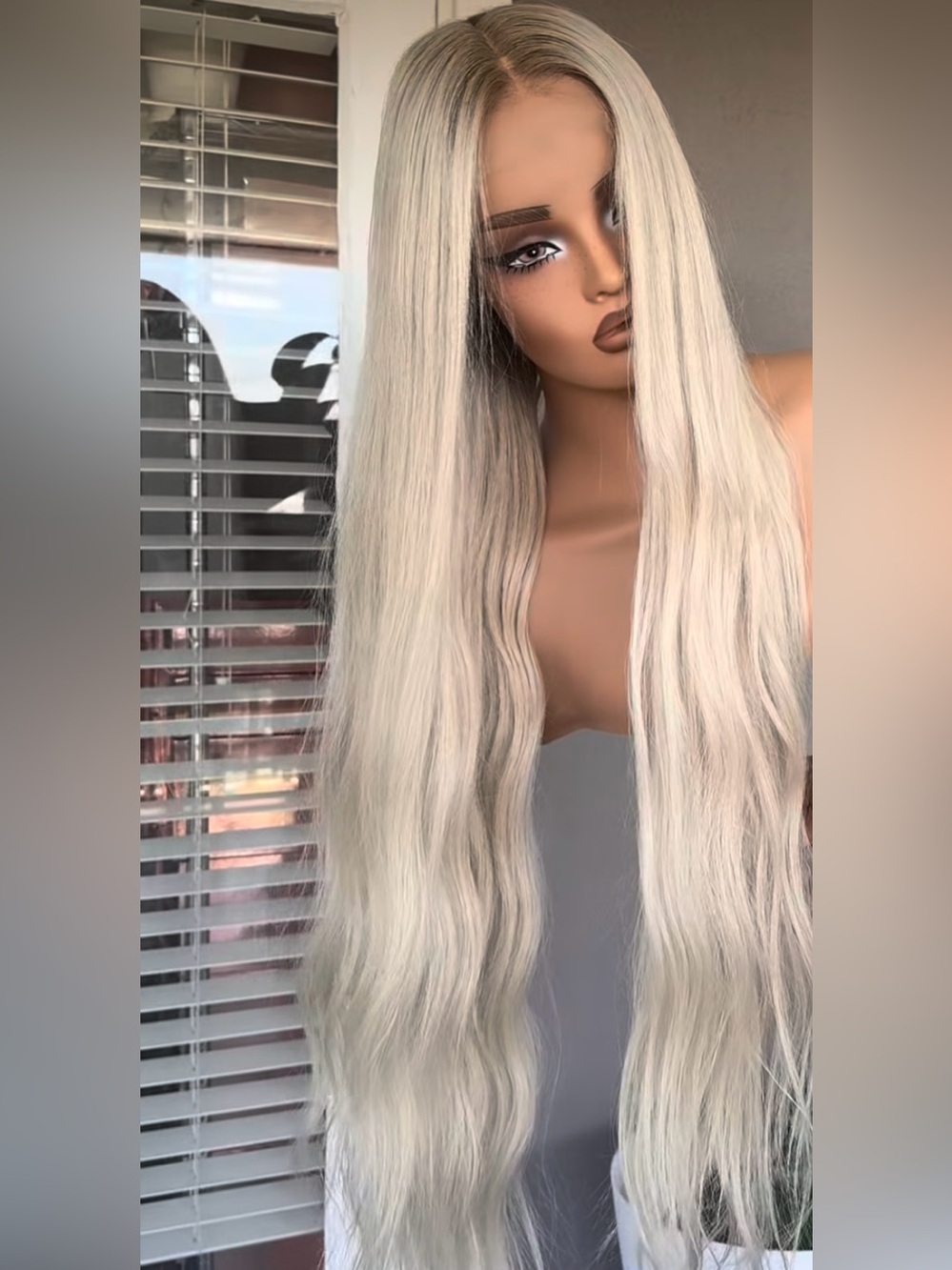Blonde Long Straight Lace Front Wig